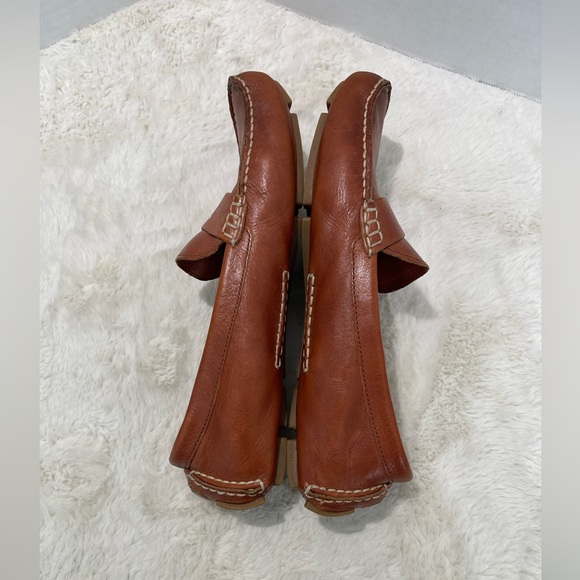 Cole Haan size 10 cognac leather loafers - Picture 4 of 7